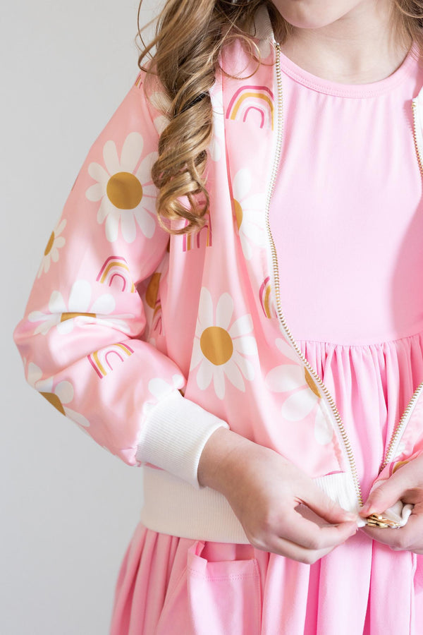 you-are-my-sunshine-satin-jacket Mila &  Rose - Sophia's Style-You are My Sunshine Satin Jacket-2T--1